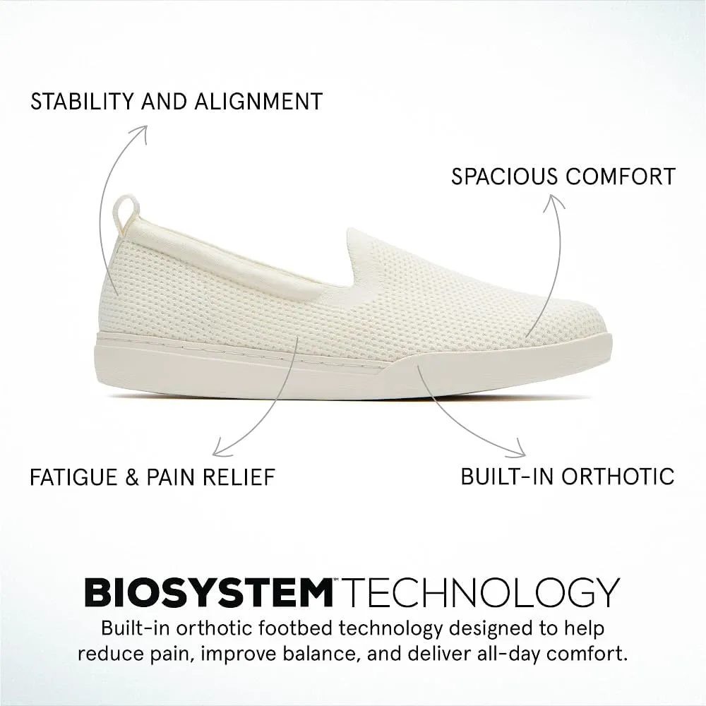 ABEO Women's Encore Knit Slip On Sneakers | Metatarsal Sneakers | Breathable Knit Slip On Sneakers | Womens Travel Sneakers | Built-in Metatarsal Pads