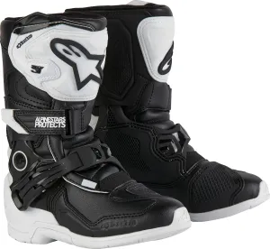 Alpinestars Tech 3S Kids MX Boots (White/Black, 1)
