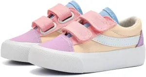 ANTLULU Boys and Girls Canvas Shoes Dual Adjustable Hook and Loop Classic Low Top Kids Sneakers