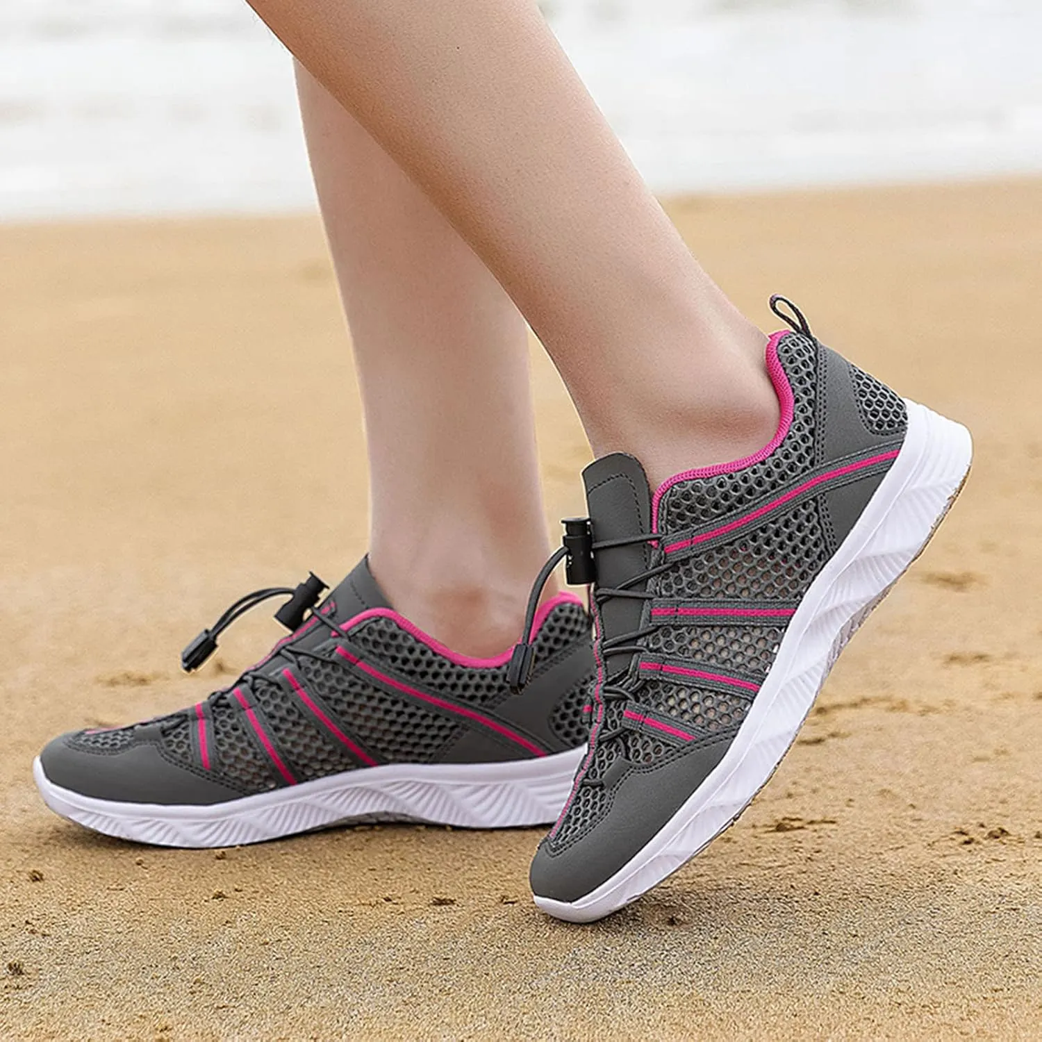 Aqua Sport Shoes Quick Dry Water Shoes Barefoot for Women Men Beach Swim Pool Surf Yoga Hiking Lightweight Non Slip Outdoor