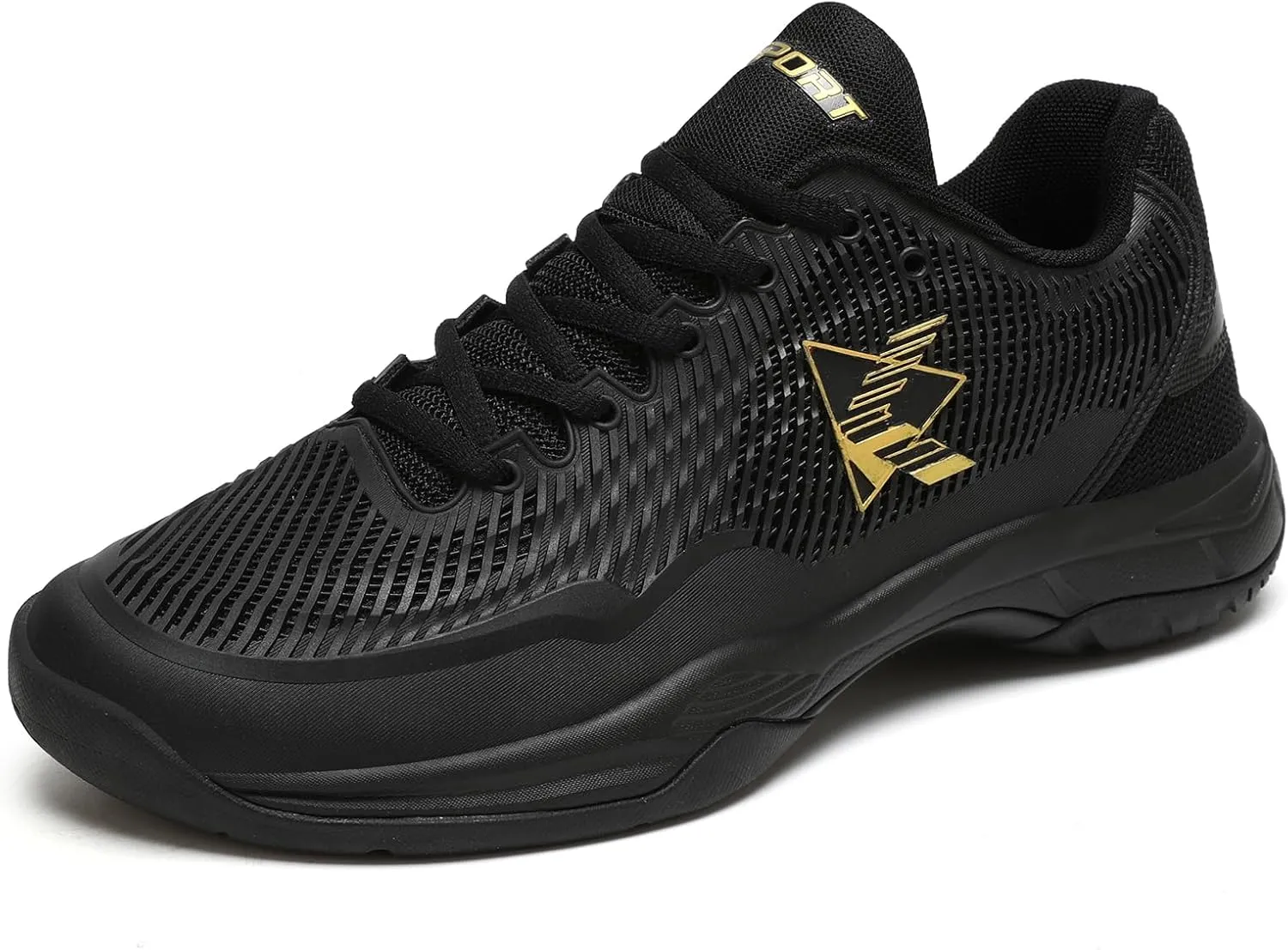 ASHION Pickleball Shoes for Men Tennis Shoes Sneakers for All Court Racquetball Athletic Shoes for Racquet Sport | Arch Support