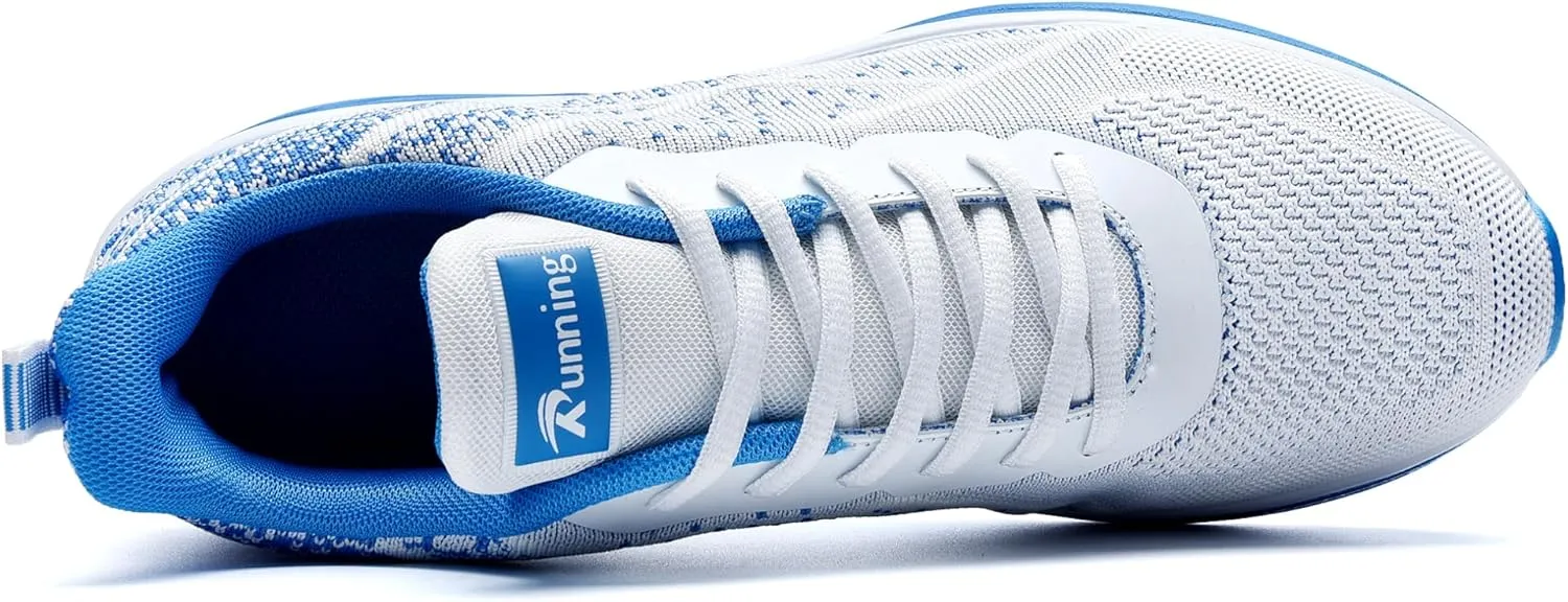 Autper Mens Air Athletic Running Tennis Shoes Lightweight Sport Gym Jogging Walking Sneakers US 6.5-US12.5