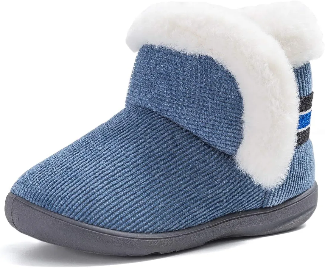 Baby Boy Girl Winter Snow Boots,Cotton Anti-Skid Sole Warm Infant Toddler Prewalker Booties Crib Shoes for Girls Boys