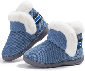 Baby Boy Girl Winter Snow Boots,Cotton Anti-Skid Sole Warm Infant Toddler Prewalker Booties Crib Shoes for Girls Boys