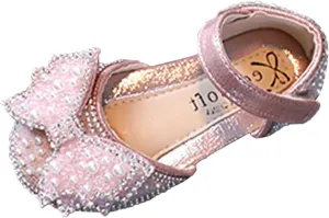 Baby Girls Premium Mary Jane Flats Rubber Sole Moccasins Rubber Sole Mary Jane Crib Shoes Baby Special Occasion Shoes
