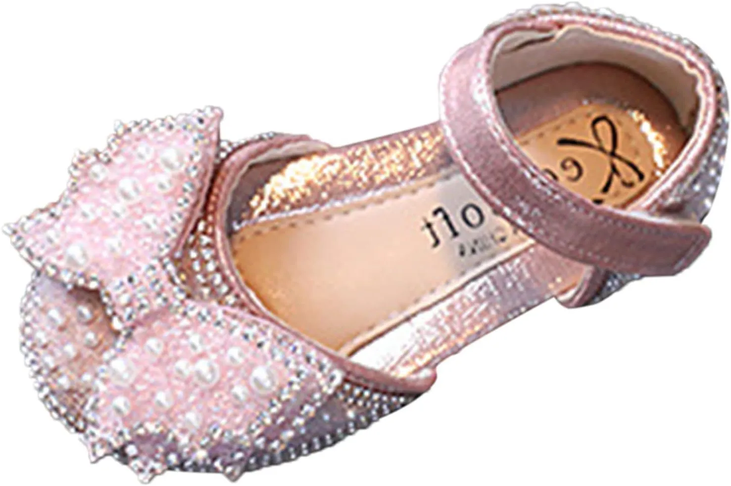 Baby Girls Premium Mary Jane Flats Rubber Sole Moccasins Rubber Sole Mary Jane Crib Shoes Baby Special Occasion Shoes