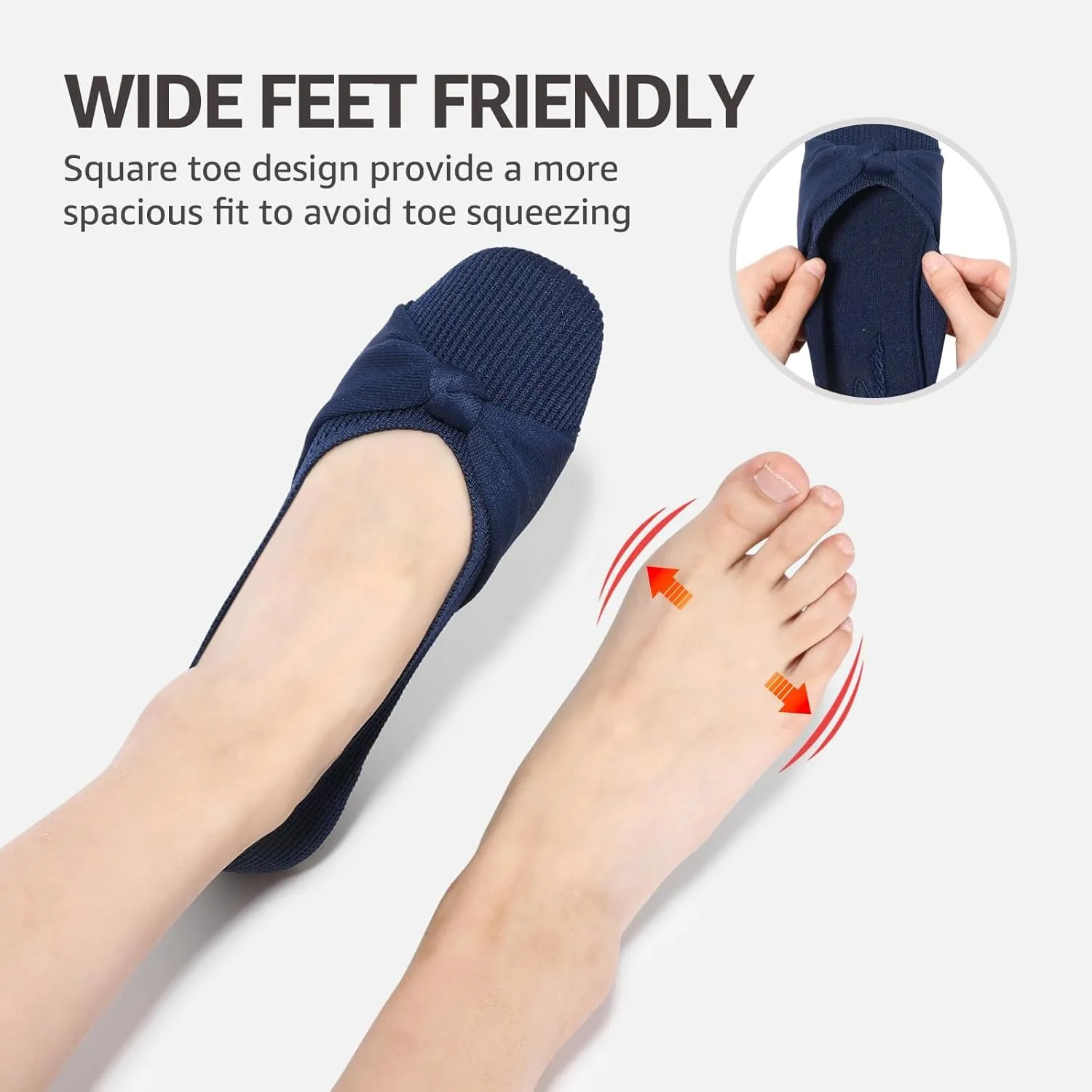 Bacia Women Flats Shoes Comfortable Washable Casual Ballet Flats
