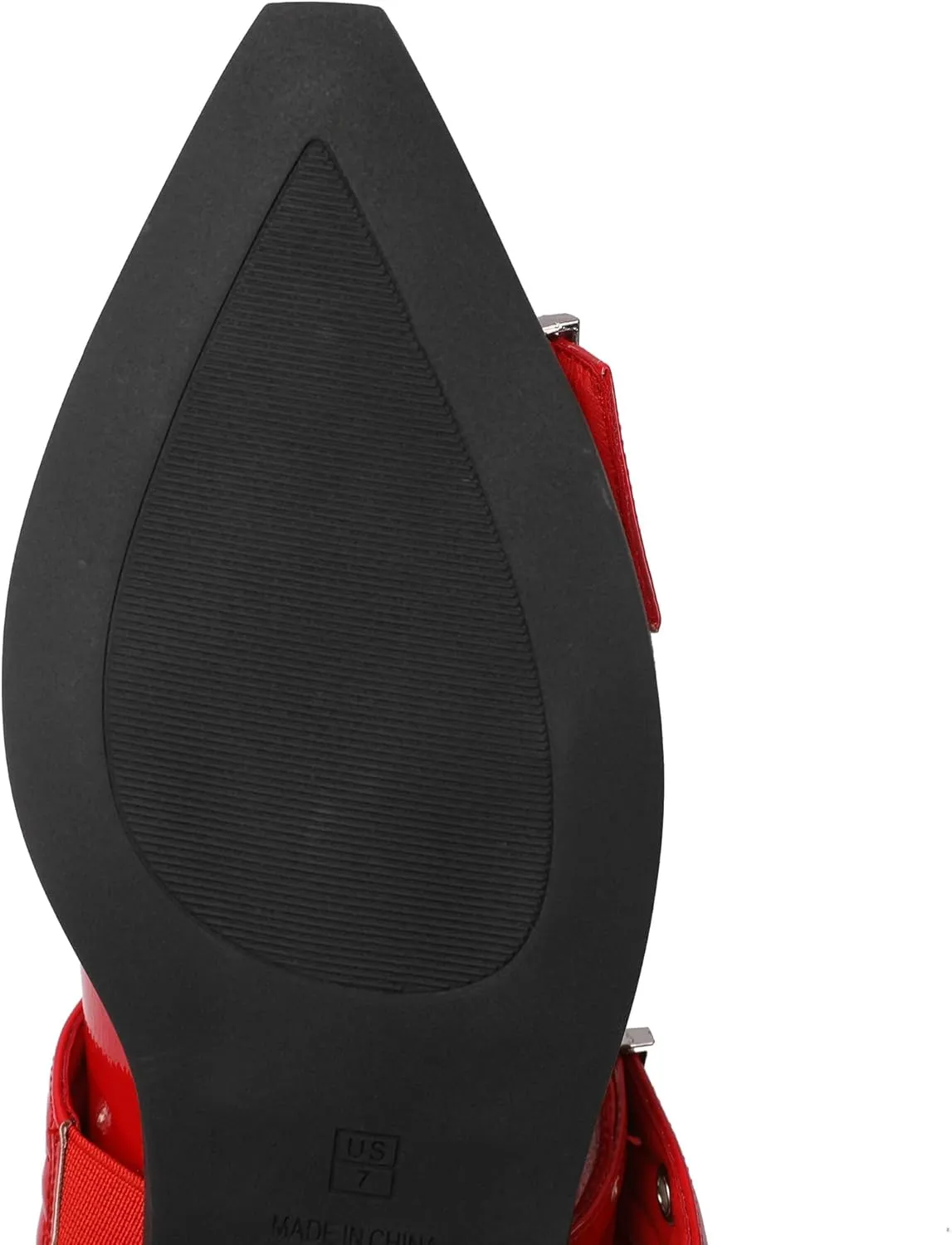 Ballerina Flats for Women Pointed Toe Flats With Studs Buckle Ballet Flats Comfortable low heeled flats