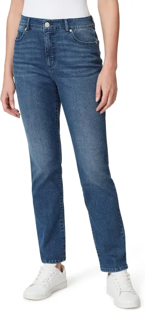 Bandolino Women's Mandie Signature Fit High Rise Straight Leg Jean