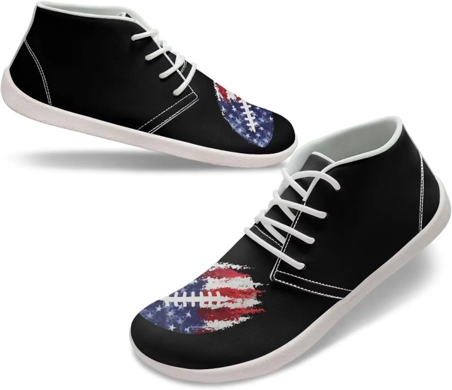 Barefoot Shoes for Men Wide Toe Casual Walking Shoes Zero Drop Trail Running Shoes Non Slip Low Top Sports Sneakers US 5-14