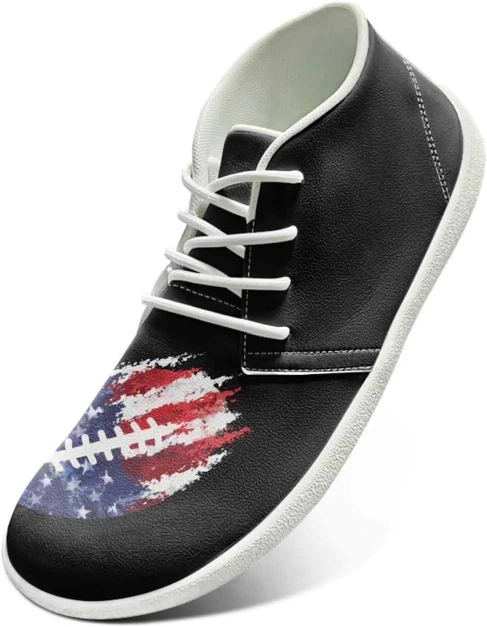 Barefoot Shoes for Men Wide Toe Casual Walking Shoes Zero Drop Trail Running Shoes Non Slip Low Top Sports Sneakers US 5-14