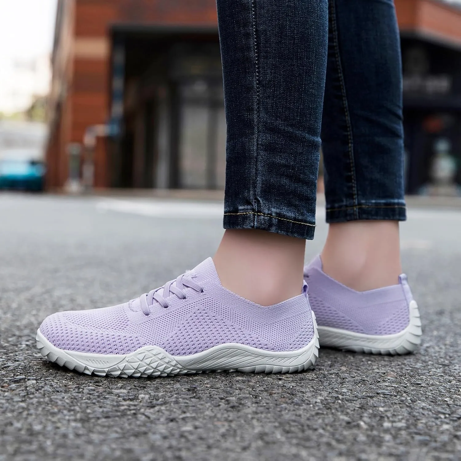 Barefoot Shoes Women Tennis Slip On Sneakers for Women Gym Running Zero Drop Workout Trail Minimalist Shoes