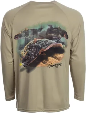 Bimini Bay Outfitters LTD Hook M' Men's Long Sleeve Fishing Shirt