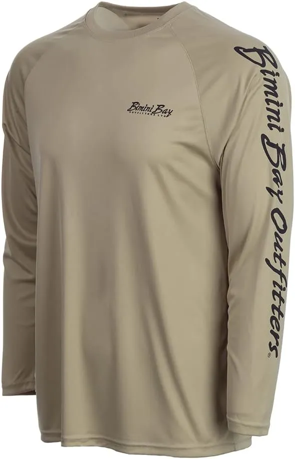 Bimini Bay Outfitters LTD Hook M' Men's Long Sleeve Fishing Shirt