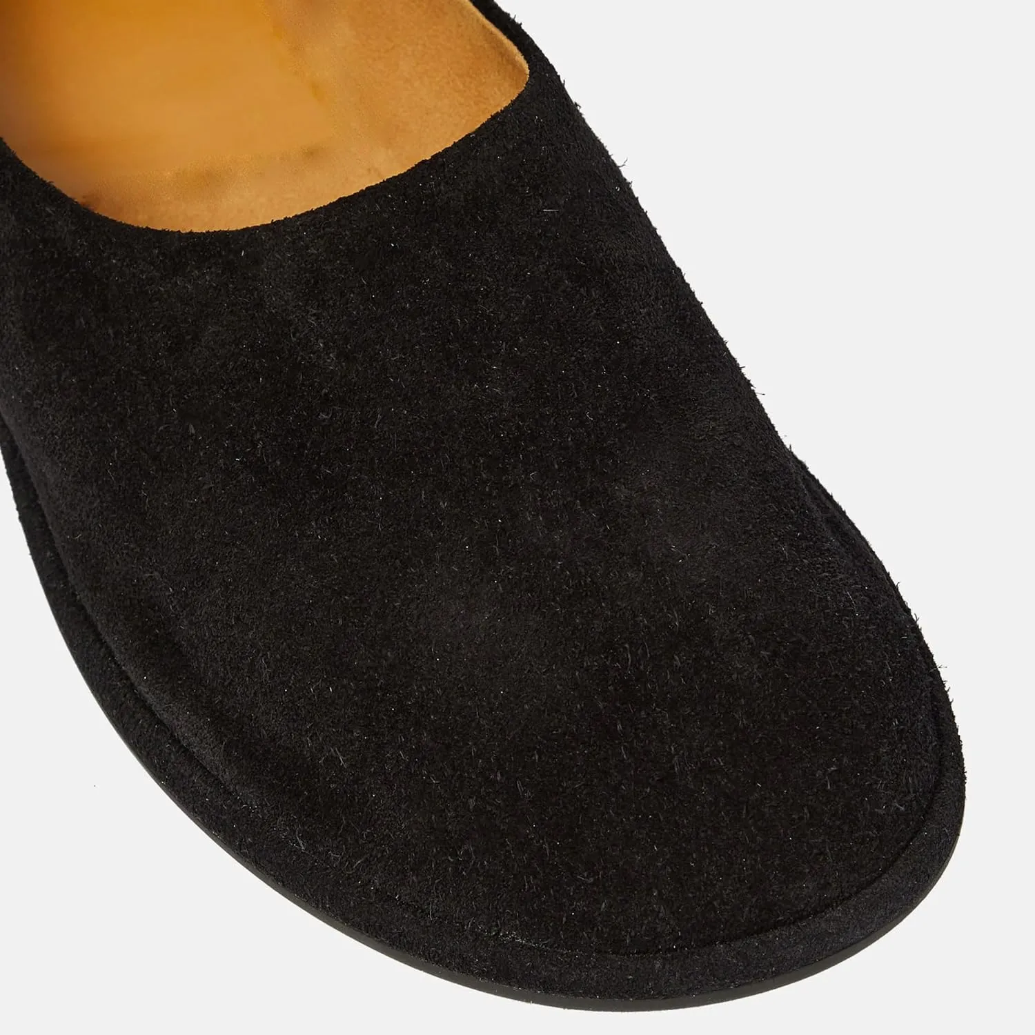 Blue Suede Ballet Flats for Women Cute Round Toe Slip On Mary Jane Flats Casual Comfortable Ballerina Shoes