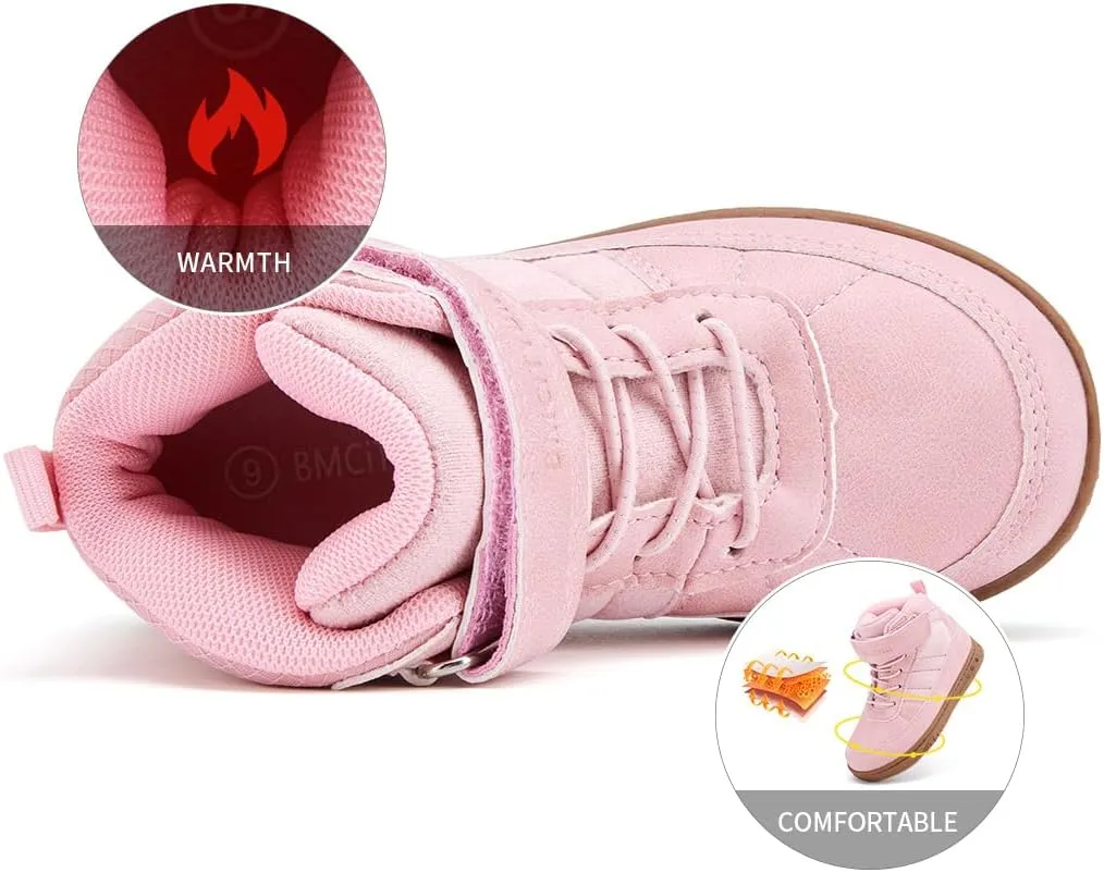 BMCiTYBM Toddler Snow Boots Boys Girls Winter Waterproof Shoes Cold Weather Outdoor