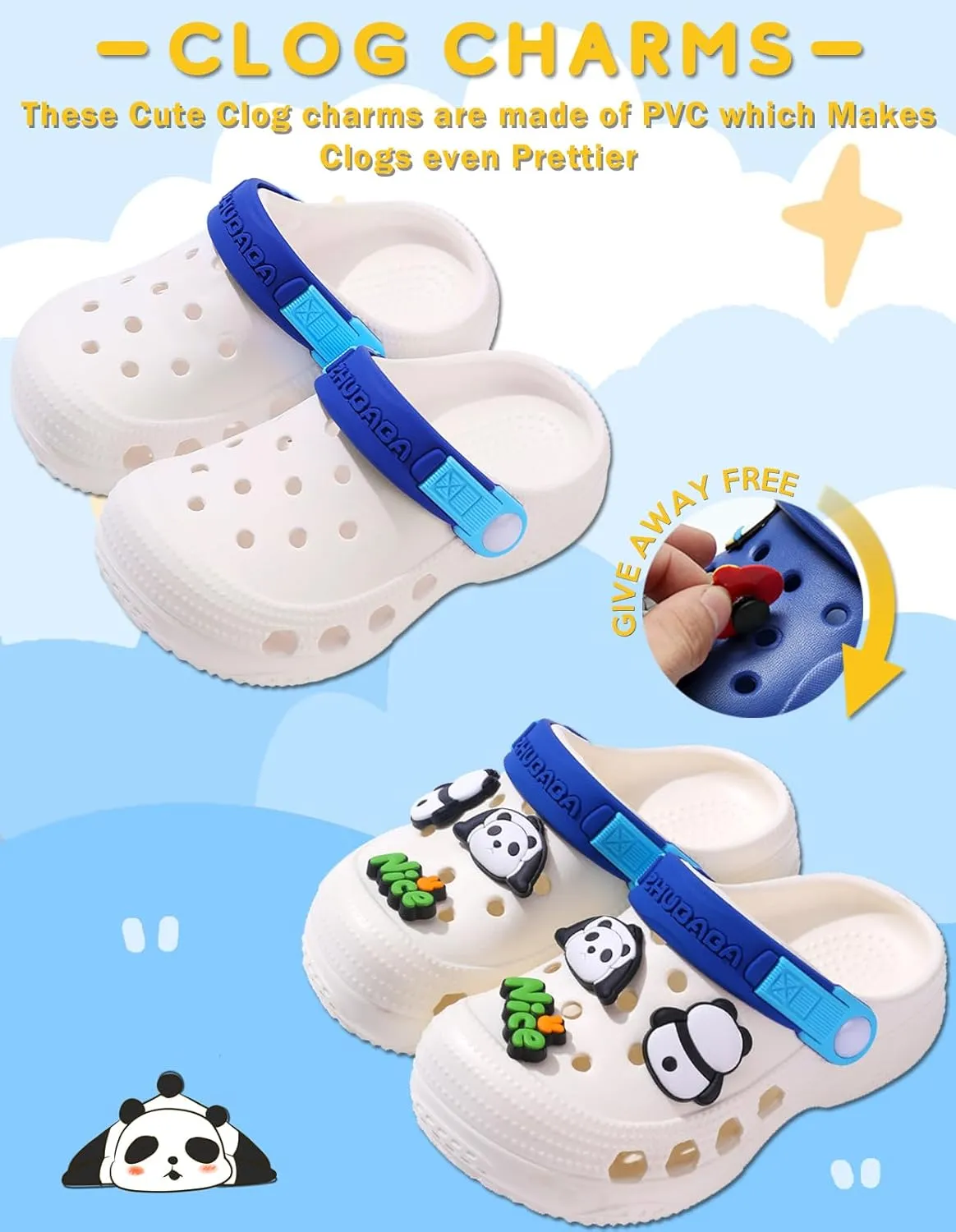 Boys Girls Toddler Clogs Little Kids Slip on Slides Sandals Children Summer Beach Pool Outdoor Water Shoes Shower Slippers