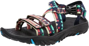 CAMEL CROWN Hiking Sandals for Women Outdoor Sports Sandals Open Toe Athletics Sandals Braided Tape Walking Sandal