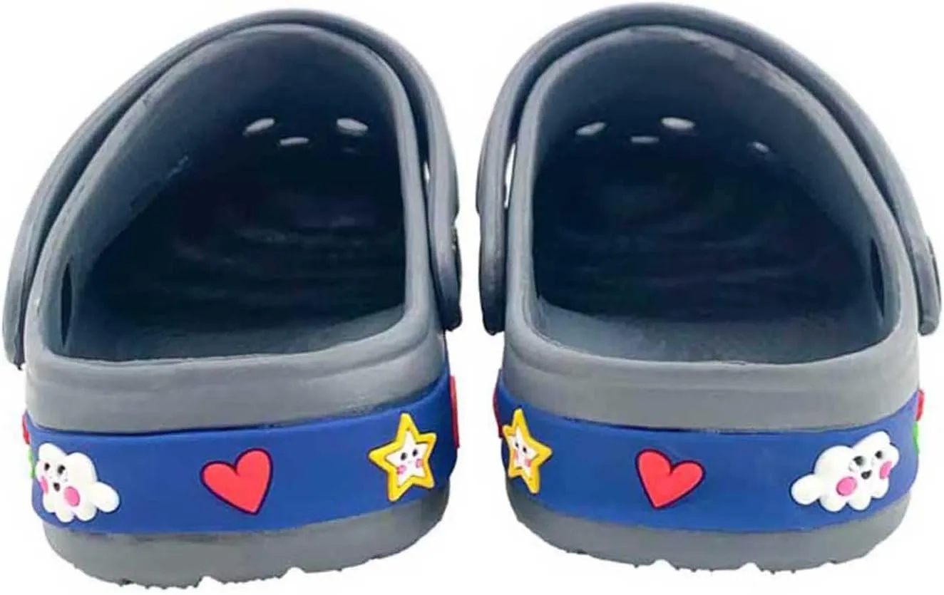 Cartoon Garden Clogs for Home: Cute Shoes for Boys Toddler - Non-Slip Kids Slippers for Beach Outdoor Pool