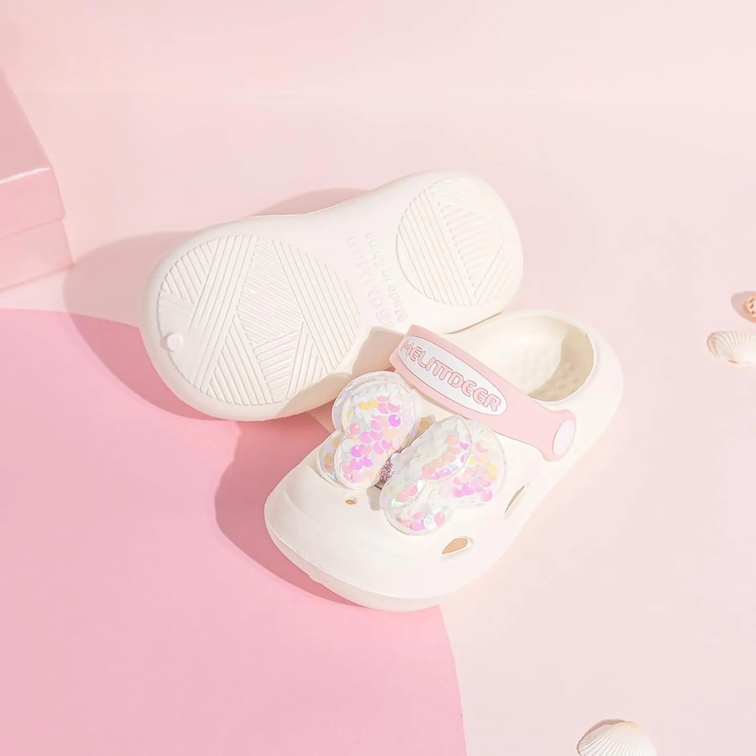 CENCIRILY Kids Girls Clogs Garden Shoes Baby Toddler Slides Cartoon Sandals Beach Pool Slipper