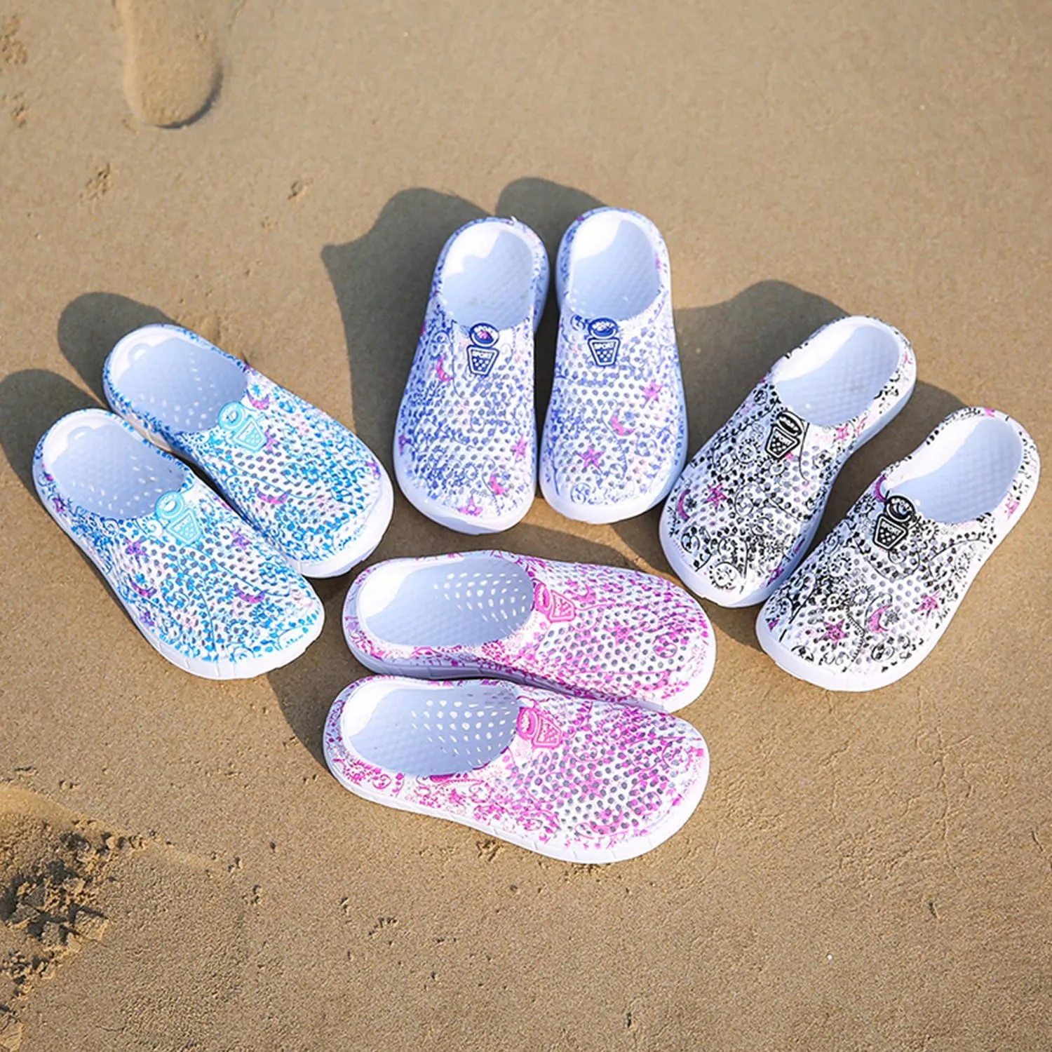 CERYTHRINA Women's Garden Clogs Shoes Breathable Quick Drying Sandals Slippers Beach Footwear