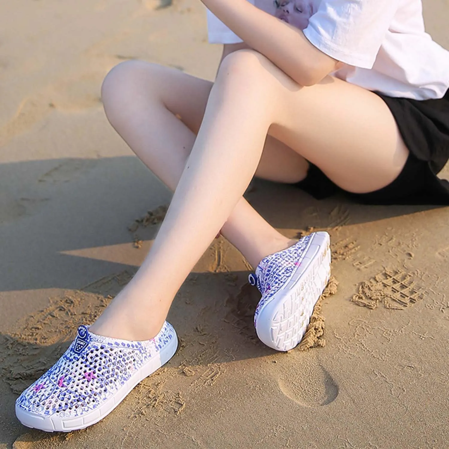 CERYTHRINA Women's Garden Clogs Shoes Breathable Quick Drying Sandals Slippers Beach Footwear