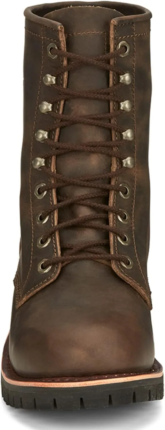 Chippewa Men's Classic 2.0 Wood 8" Logger Work Boot Round Toe - Nc2090
