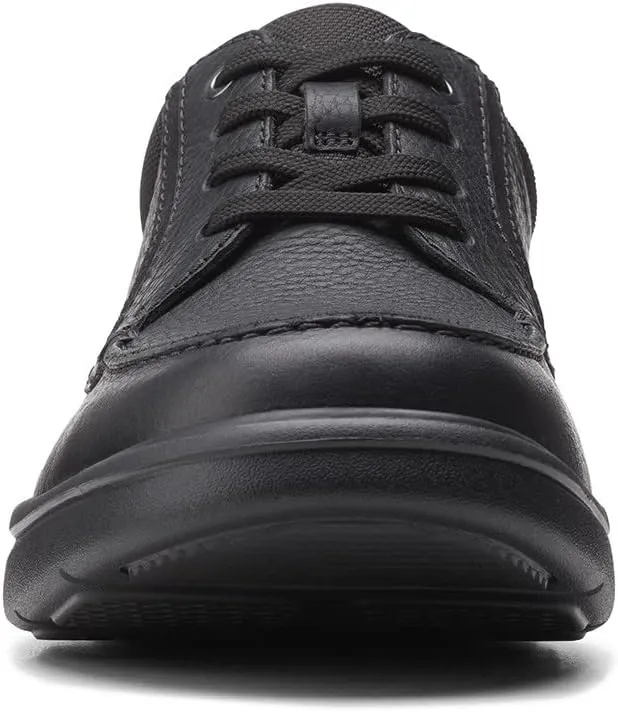 Clarks Mens Bradley Vibe Leather Lifestyle Casual and Fashion Sneakers