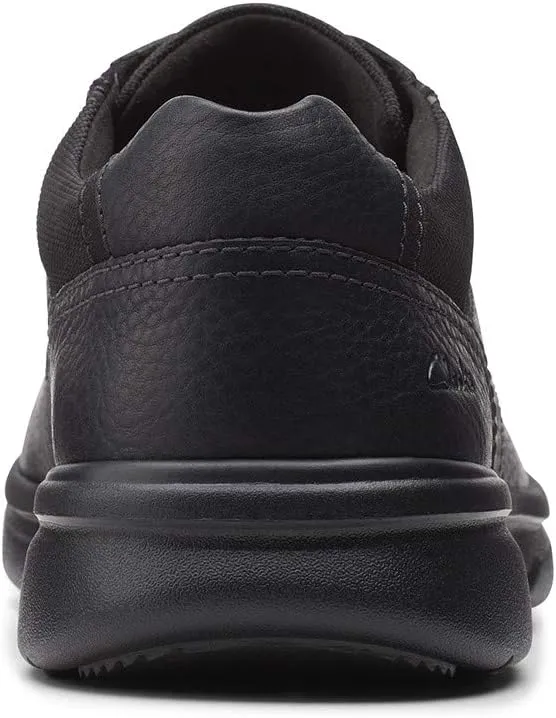 Clarks Mens Bradley Vibe Leather Lifestyle Casual and Fashion Sneakers