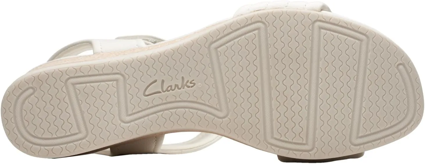 Clarks Womens Chelseah Gem Cork Leather Ankle Strap