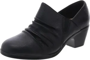 Clarks Womens Emily2 Cove Leather Round Toe Shooties