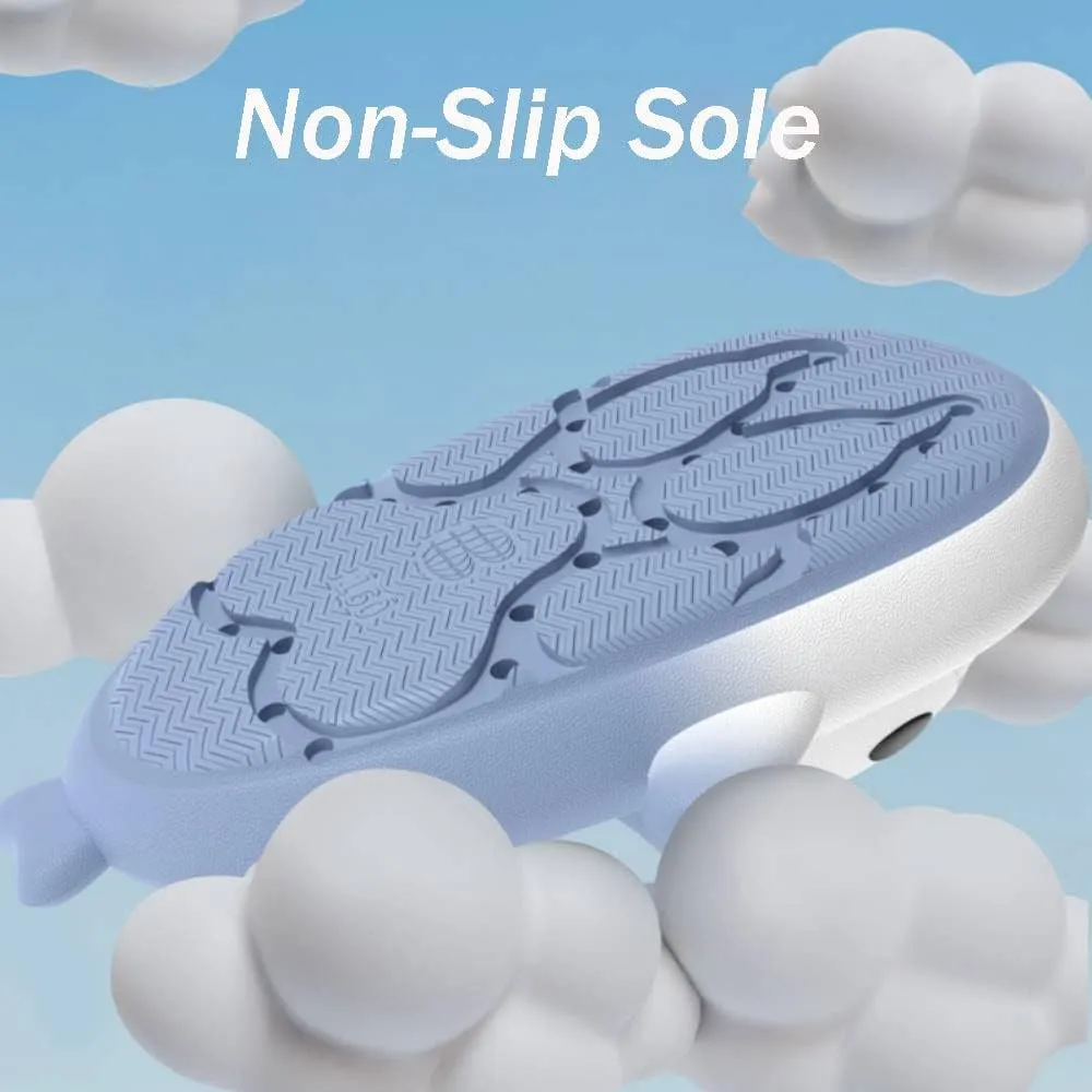 Cloud Shark Slides Kids, Non-Slip Cartoon Shark Flip Flops, Toddler Boys Girls Quick Dry Shower Slippers