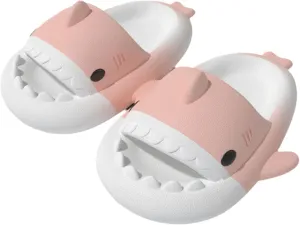 Cloud Shark Slides Kids, Non-Slip Cartoon Shark Flip Flops, Toddler Boys Girls Quick Dry Shower Slippers