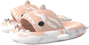 Cloud Shark Slides Kids, Non-Slip Cartoon Shark Flip Flops, Toddler Boys Girls Quick Dry Shower Slippers