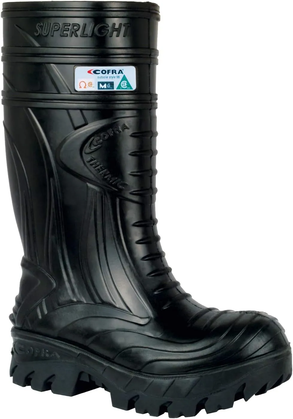 Cofra 00040-CU3.W09, 5 Thermic Metguard EH PR Safety Boots, 9.5, Black