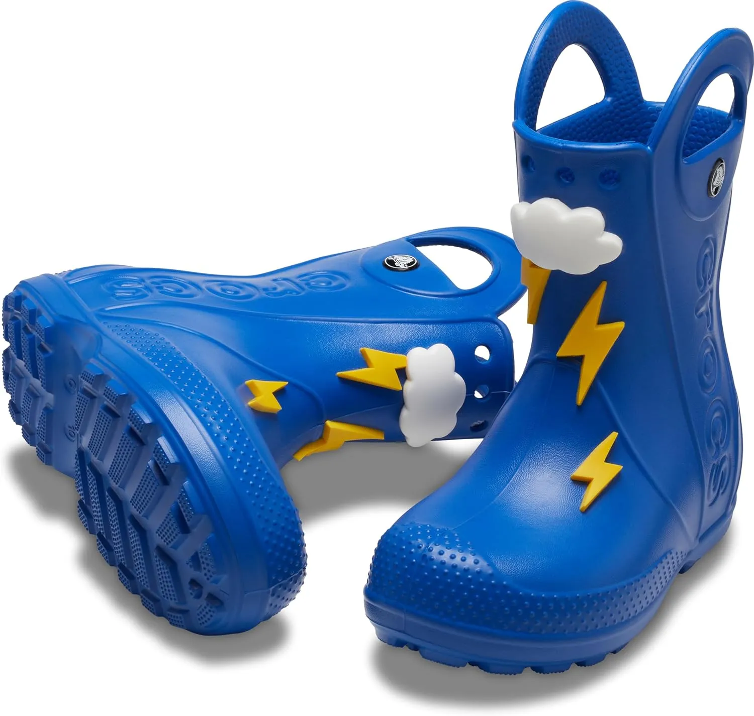 Crocs Kids' Handle It Graphic Rain Pull-On Boot