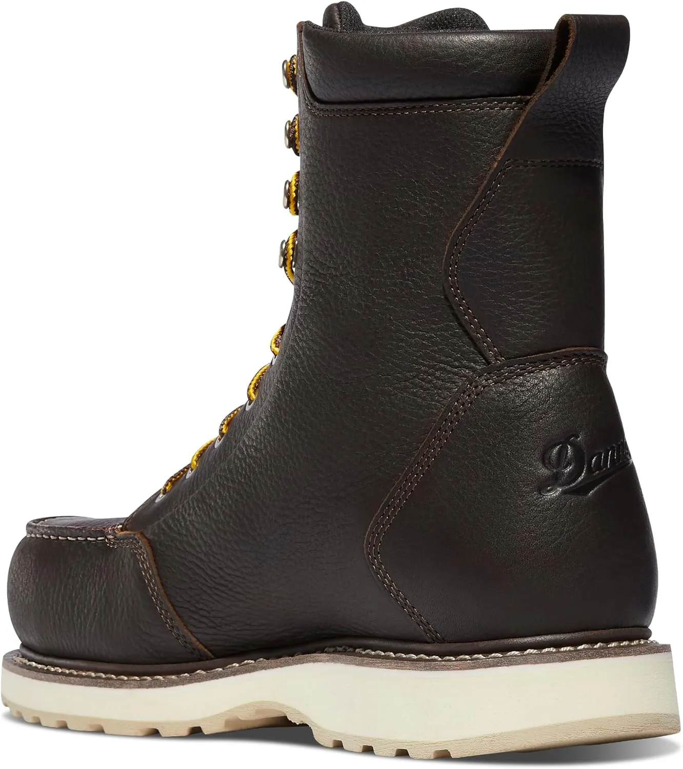 Danner Cedar River 8” Waterproof Aluminum Toe Work Boots for Men - Premium Leather with Breathable Danner Dry & Slip-Resistant Outsole, EH Rated