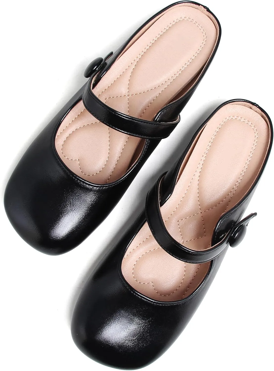 Dear Time Women's Comfortable Flats Mary Jane Shoes Soft Ballets Slip On Shoes Casual