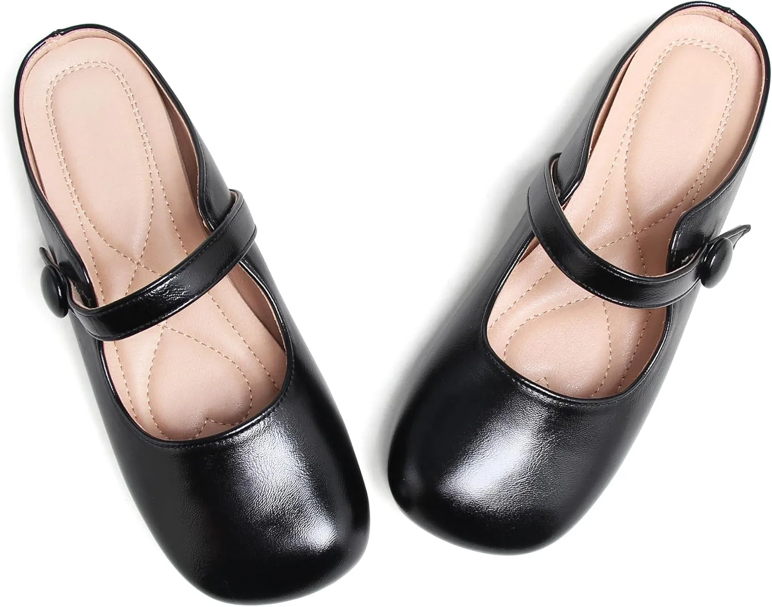 Dear Time Women's Comfortable Flats Mary Jane Shoes Soft Ballets Slip On Shoes Casual
