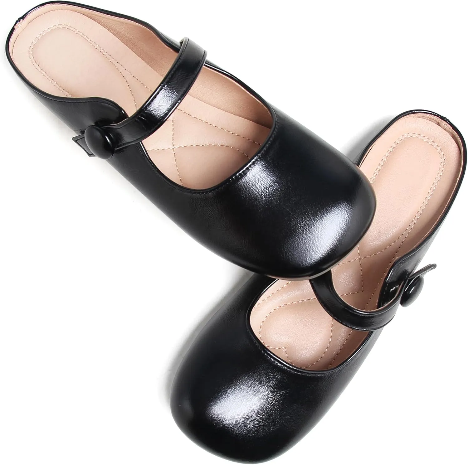 Dear Time Women's Comfortable Flats Mary Jane Shoes Soft Ballets Slip On Shoes Casual