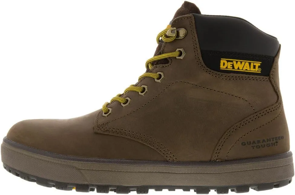 DEWALT Plasma Men's Leather, Steel Toe, Safety Work Boot, Palm Brown, 8.5 Wide