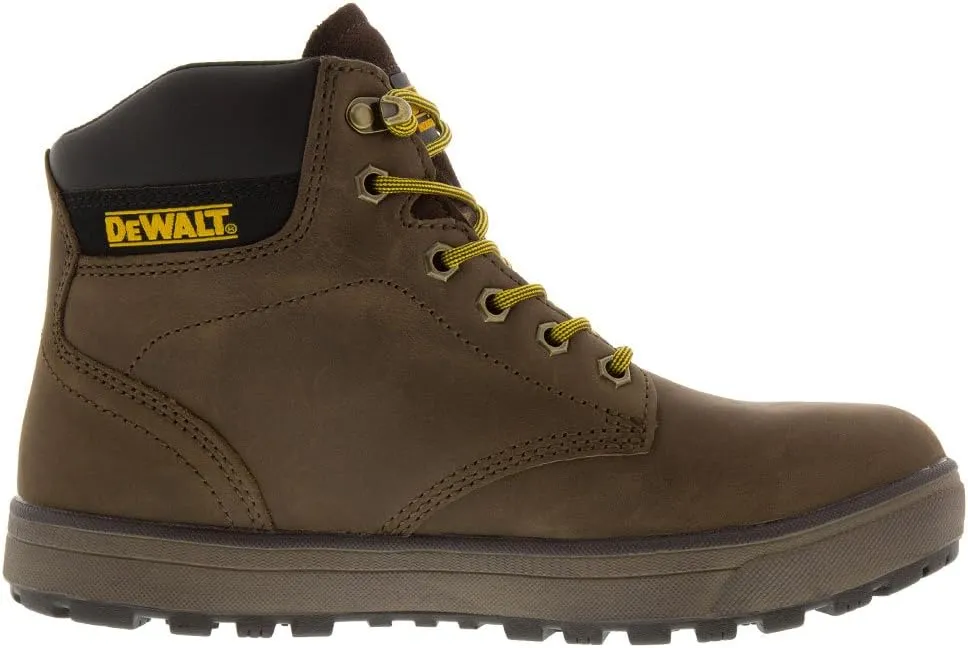 DEWALT Plasma Men's Leather, Steel Toe, Safety Work Boot, Palm Brown, 8.5 Wide