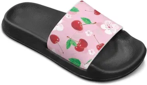 Doojoayie Summer Fruits Non-Slip Slides for Little Kids Girls Beach Water Play