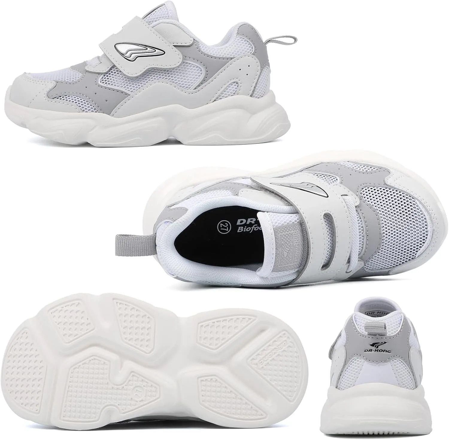 Dr Kong Toddler Shoes Kids Shoes for Boys and Girls Lightweight Durable Casual Athletic Kids Sneakers for Toddlers and Little Kids