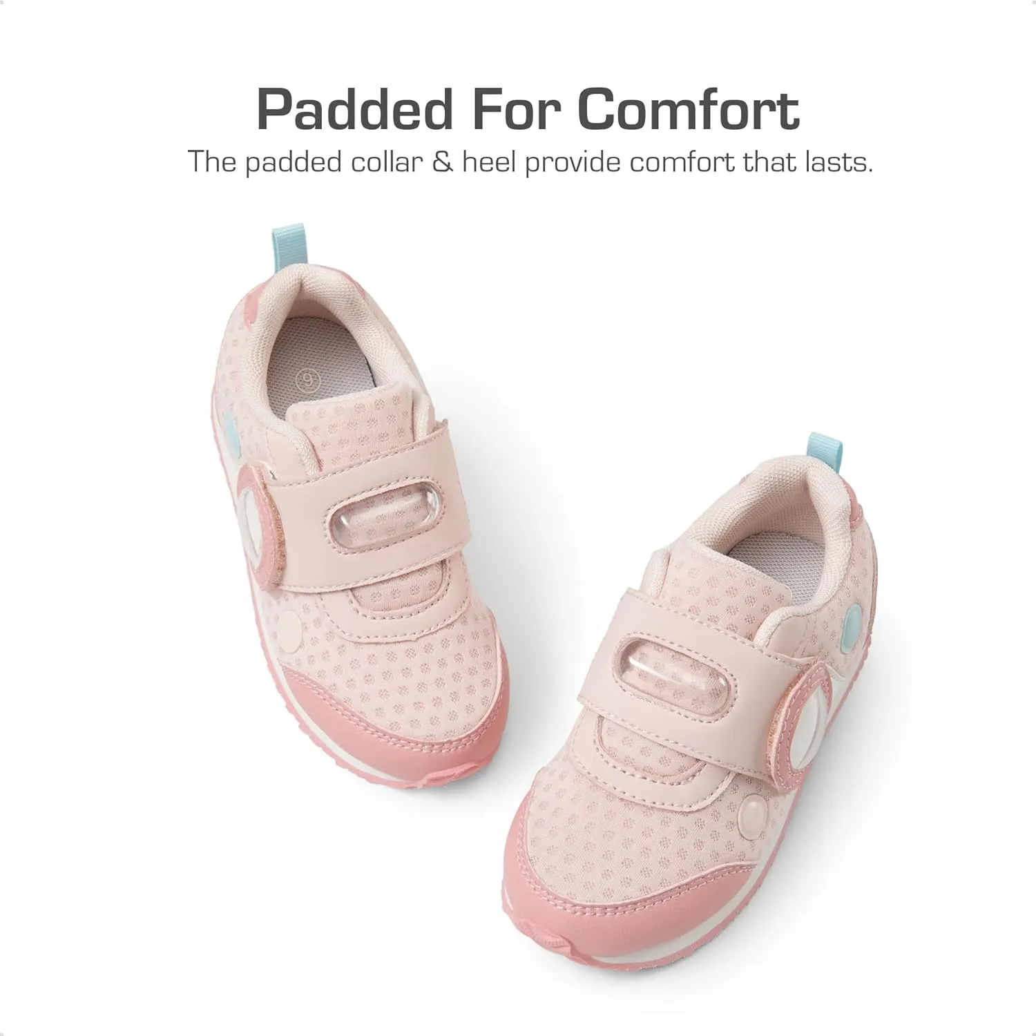 DREAM PAIRS Toddler Shoes Boys Girls Sneakers Kids Tennis Running Shoes Storybook Lightweight Hook and Loop Casual Walking Shoes