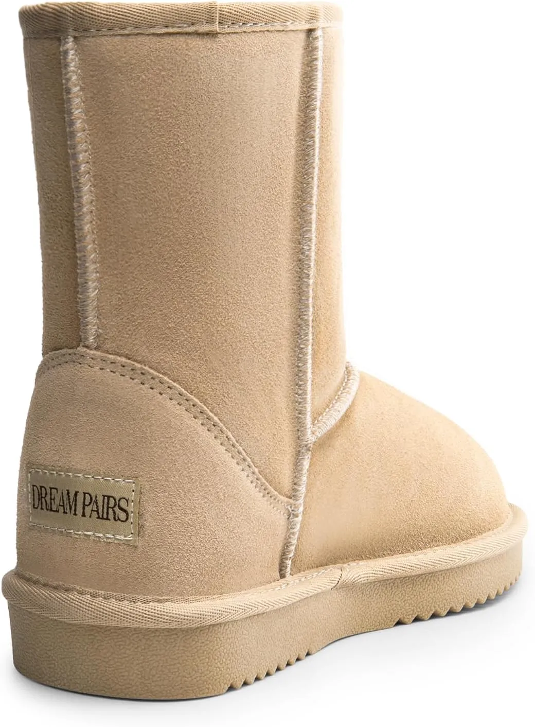DREAM PAIRS Women's Shorty-New Mid Calf Winter Snow Boots