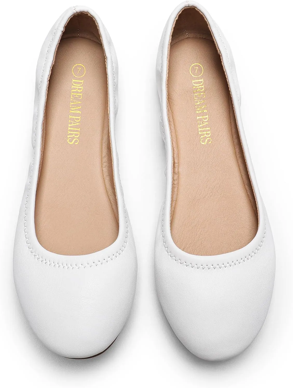 DREAM PAIRS Women's Sole-Happy Ballerina Walking Flats Shoes