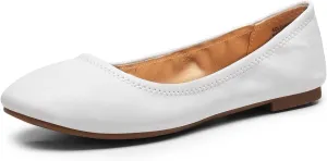 DREAM PAIRS Women's Sole-Happy Ballerina Walking Flats Shoes