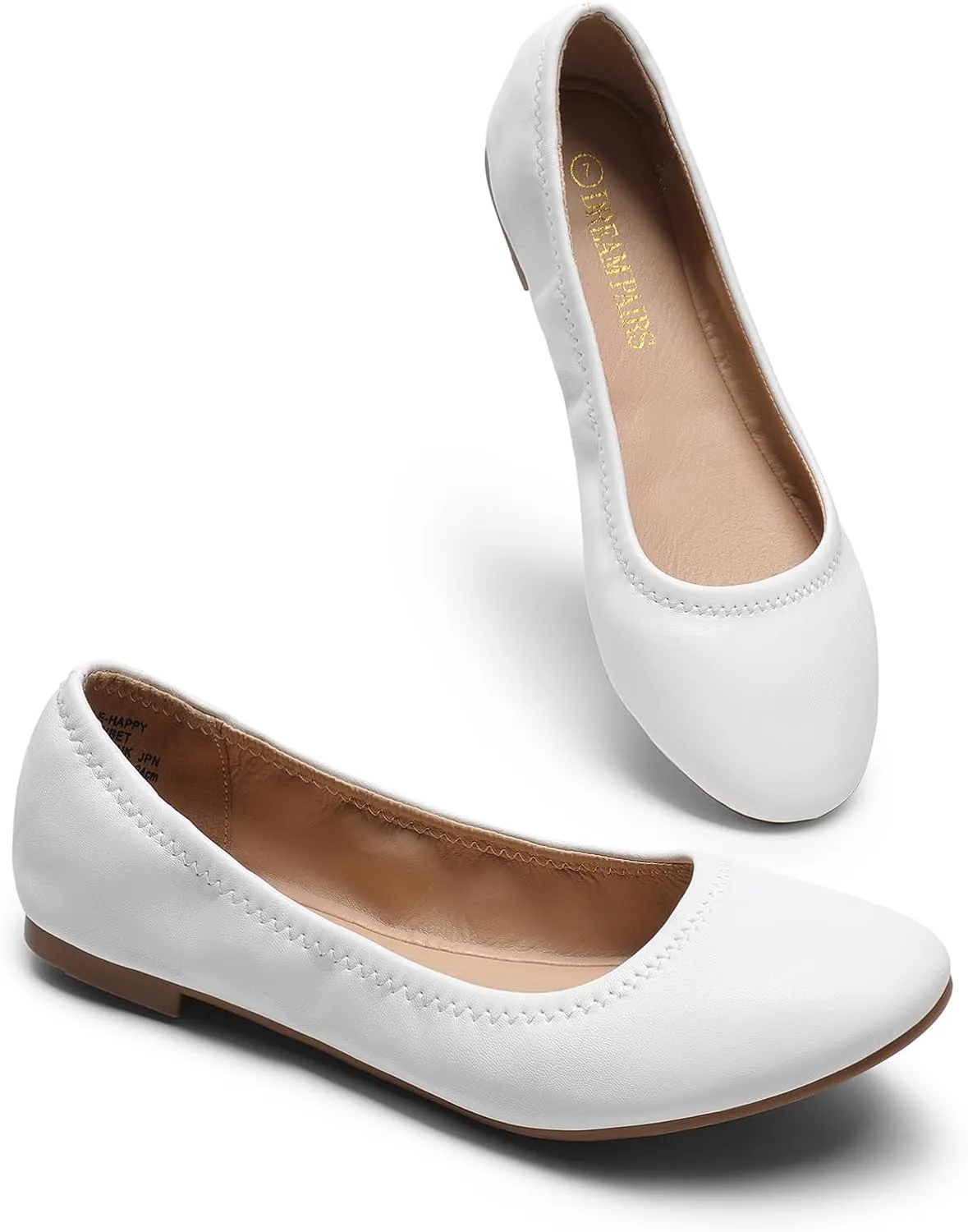DREAM PAIRS Women's Sole-Happy Ballerina Walking Flats Shoes