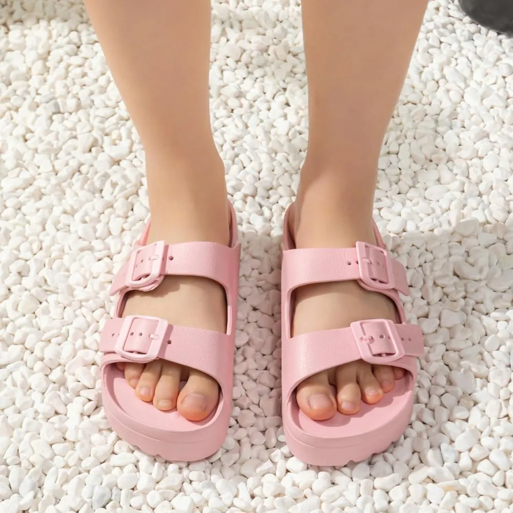 Epsion Summer Stylish Adjustable Slippers for Women House Slides Quick Drying Shower Beach Sandals 2025